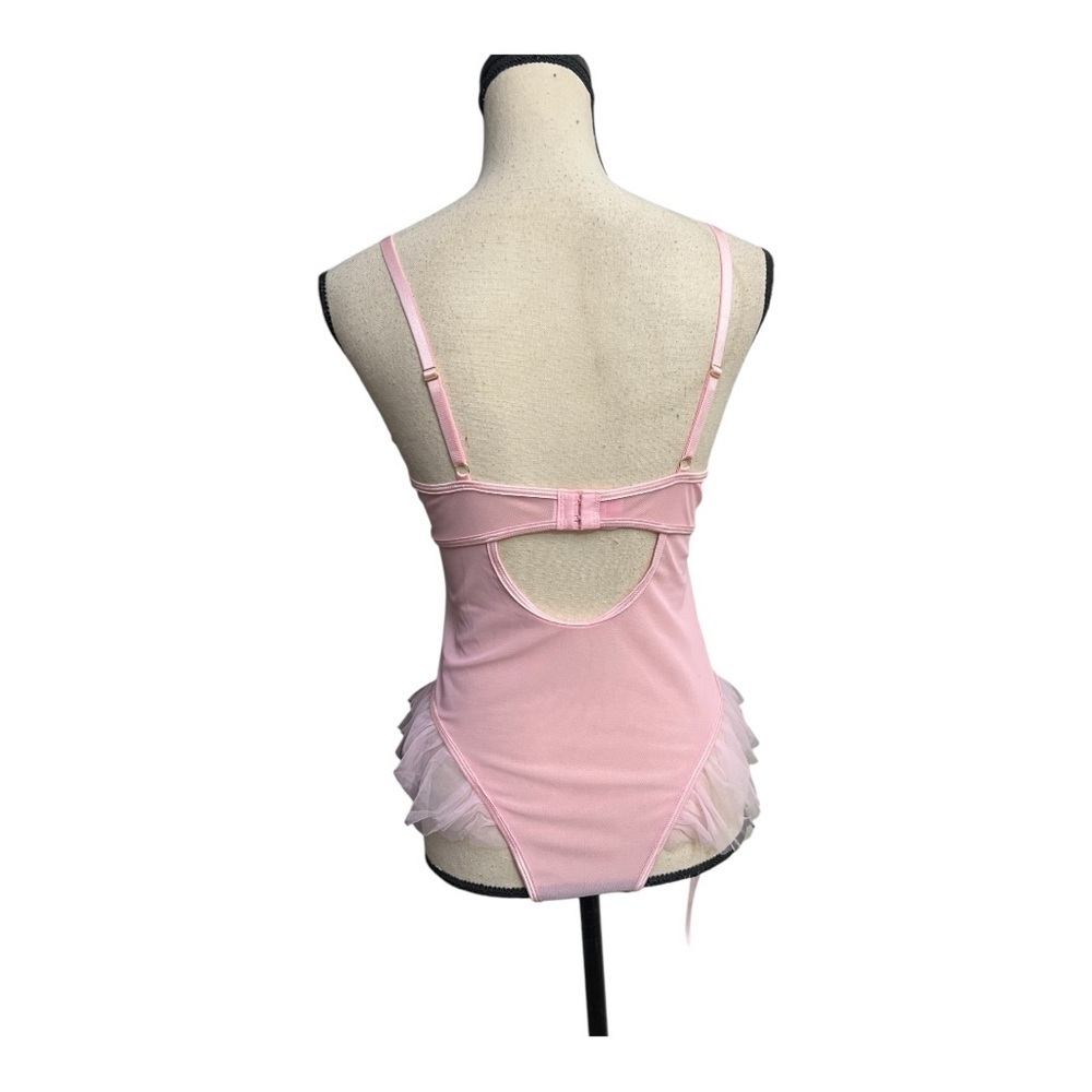 Womens Pink Sexy Bodysuit Lingerie Size M - Picture 3 of 11